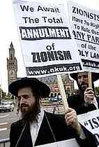 Rabbis
against Zionism