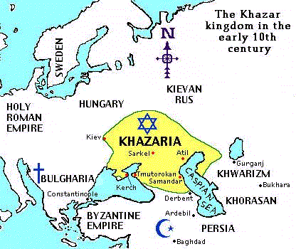 map Khazaria